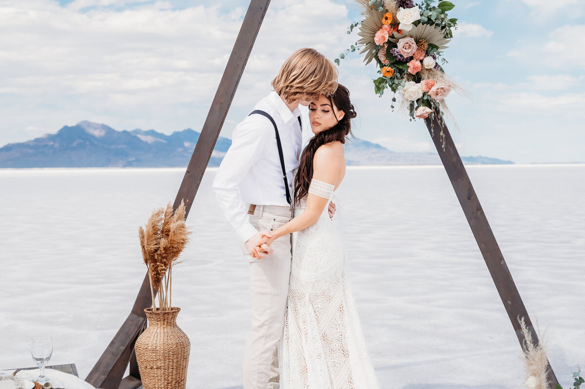 Utah Bonneville Salt Flats Elopement and Wedding Photographer