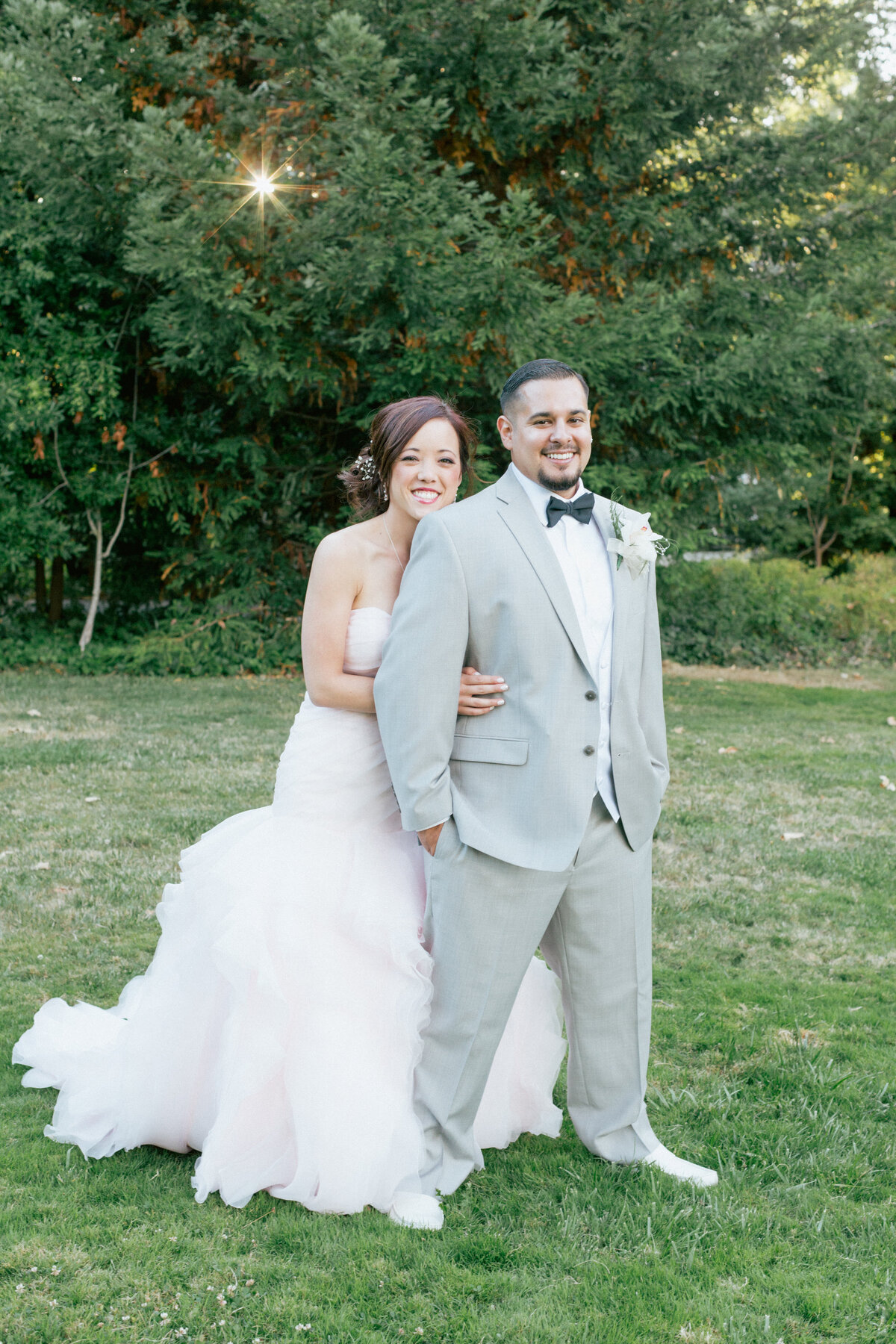 bride and groom Outdoor Bay Area Wedding Couple ardenwood farms wedding venue fremont, ca