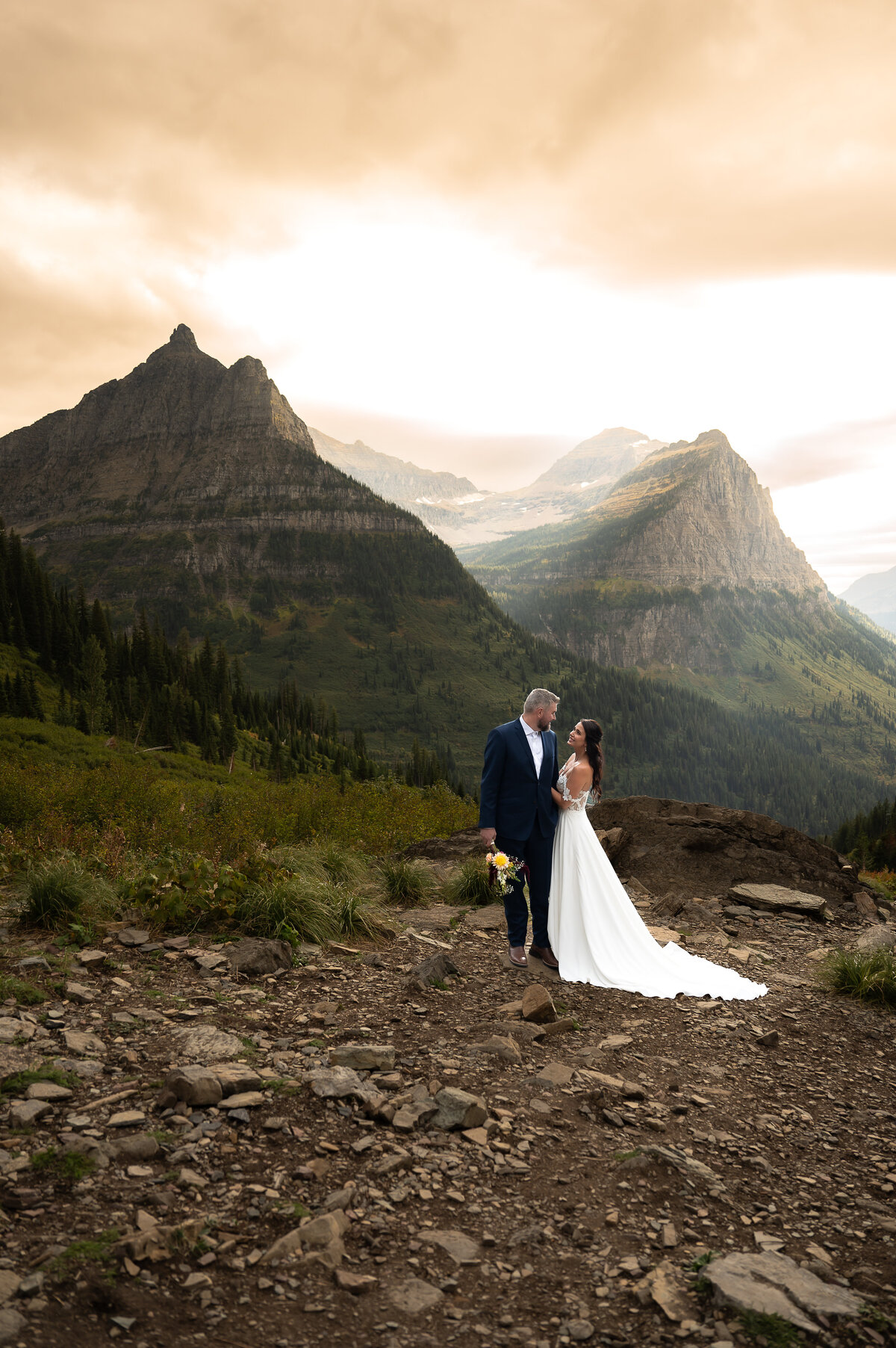 Glacier National Park Montana Elopement and Wedding Photographer