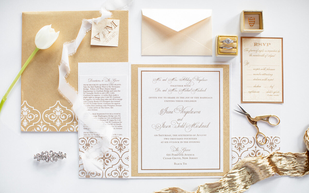 wedding stationery custom invitation suite plume and stone 19