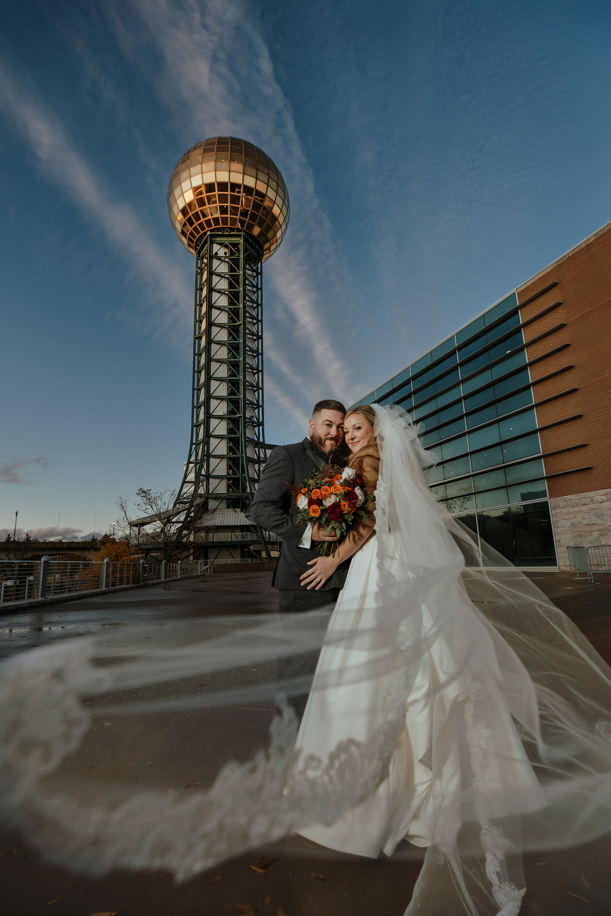 sunsphere wedding in Knoxville TN