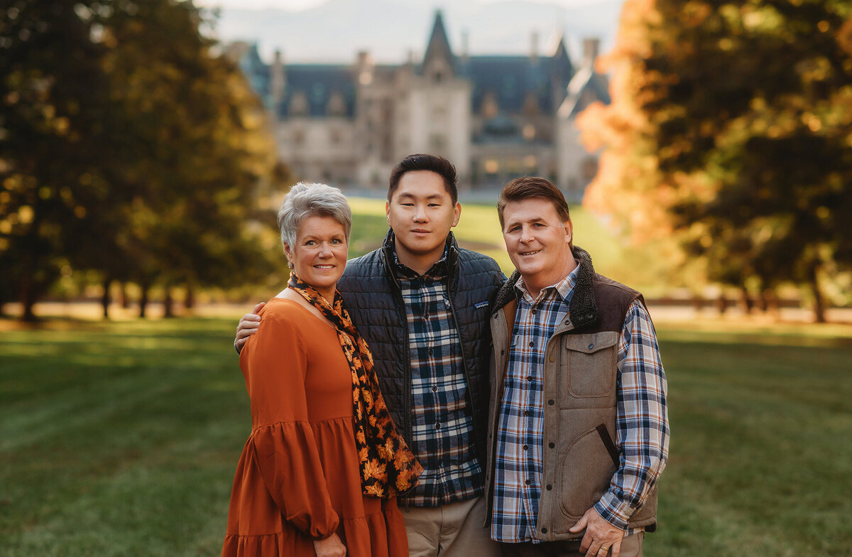 Family Portraits at Biltmore Estate in Asheville, NC.