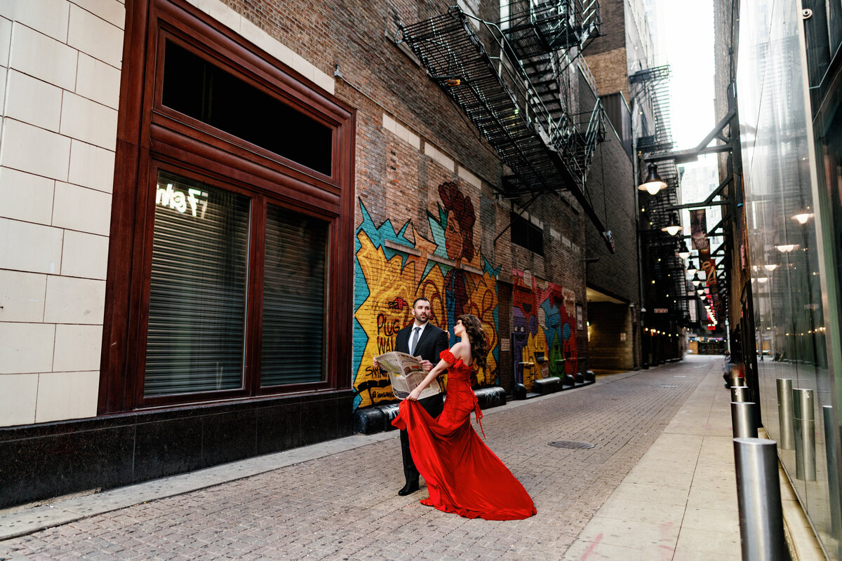 Aspen-Avenue-Chicago-Wedding-Photographer-Union-Station-Chicago-Theater-Engagement-Session-Timeless-Romantic-Red-Dress-Editorial-Stemming-From-Love-Bry-Jean-Artistry-The-Bridal-Collective-True-to-color-Luxury-FAV-119