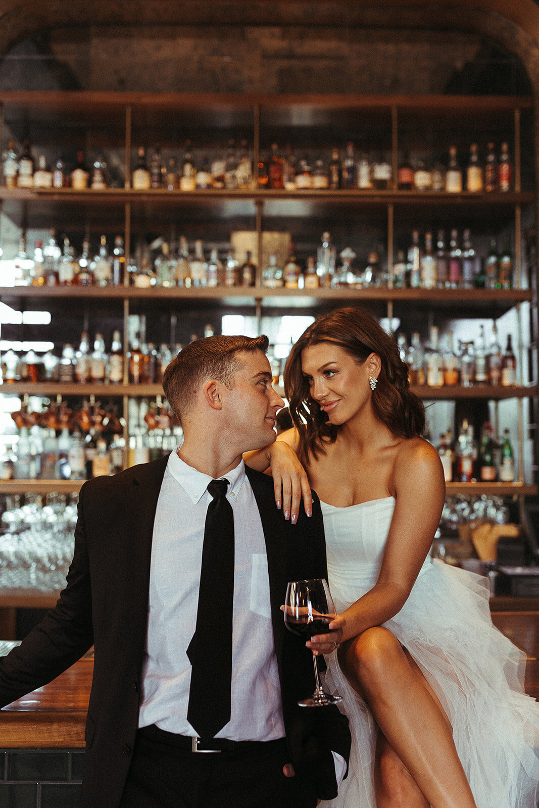 An intimate engagement session with A+J at the Hotel Deco in downtown Omaha