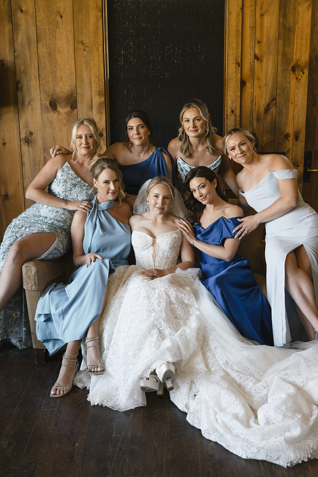 summer-wedding-bridesmaids-blue-dresses-calluna-events