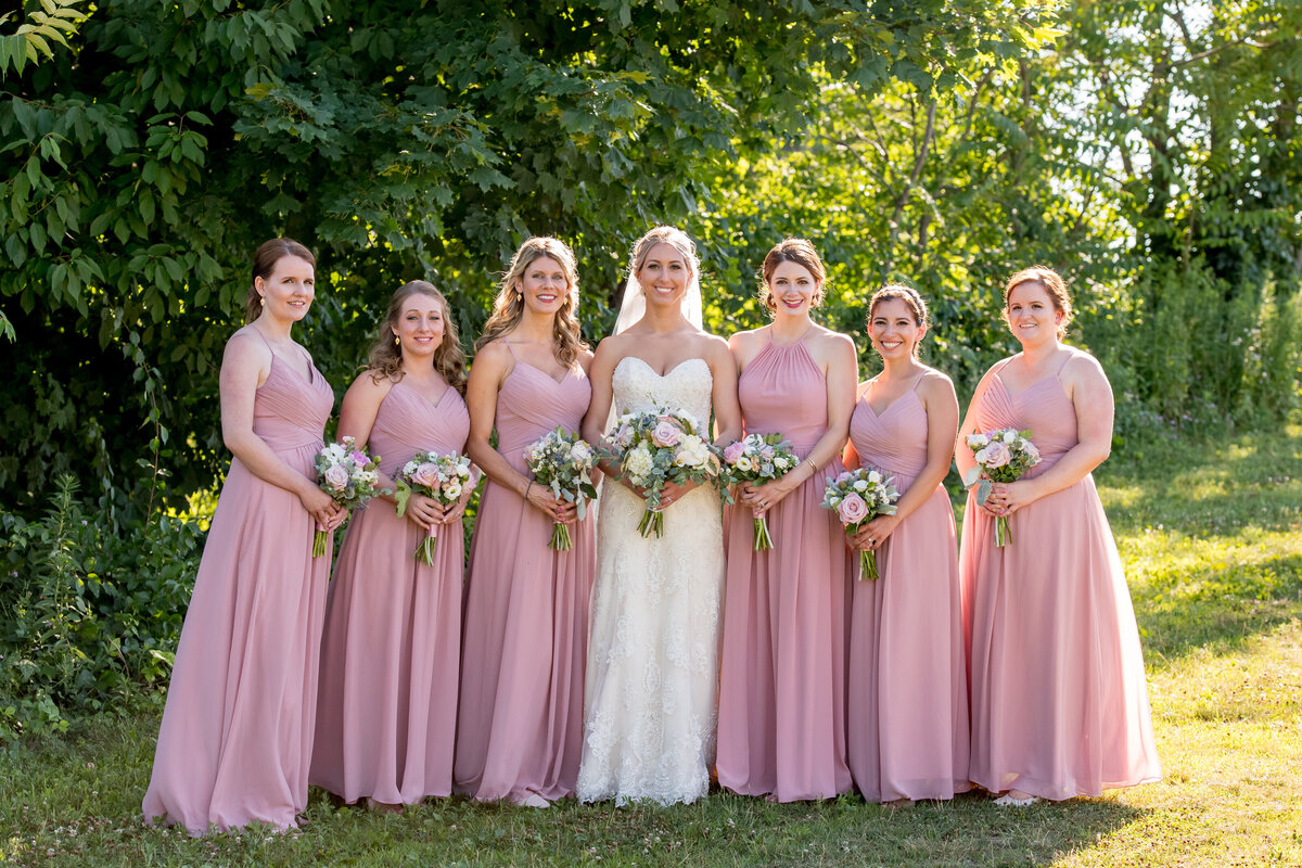 Folino Estate Wedding  photography bridal party