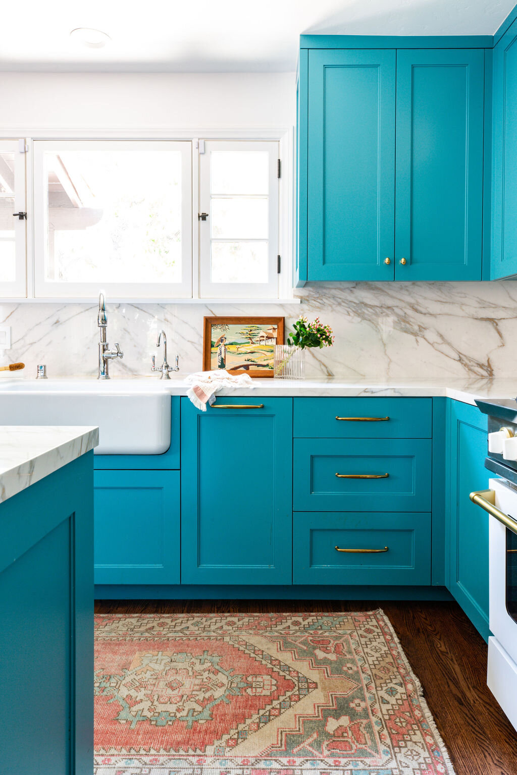Colorful Kitchen interior design Los Angeles California and Fort Worth Texas