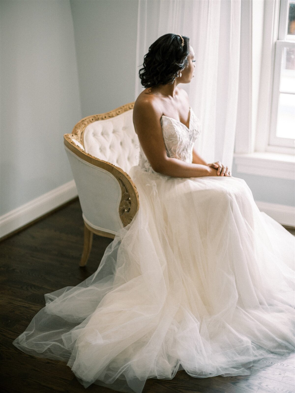 Bride portrait at A Wedding Loft in Leesburg VA