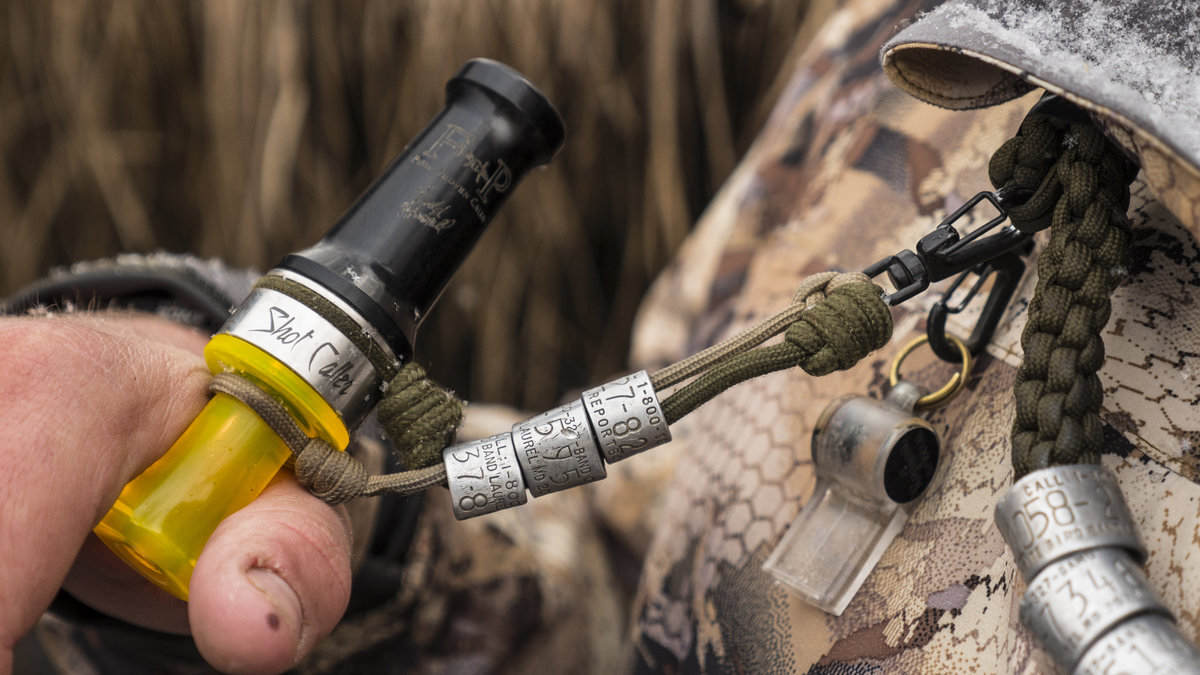 Jason Miller and Raven 6 Studios filming product cuts for a duck call manufacturer in Nebraska