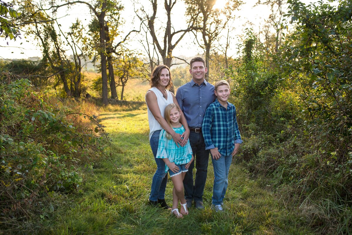 smiling-Howard County-family-portrait
