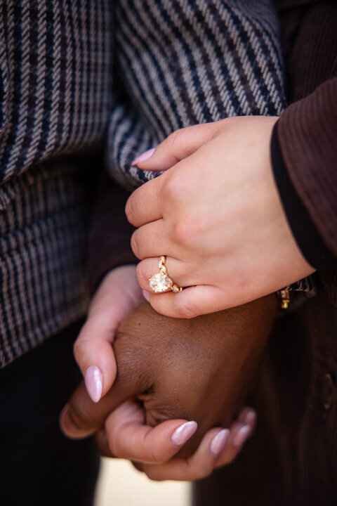  engagement shoot at the Millennium Gate museum