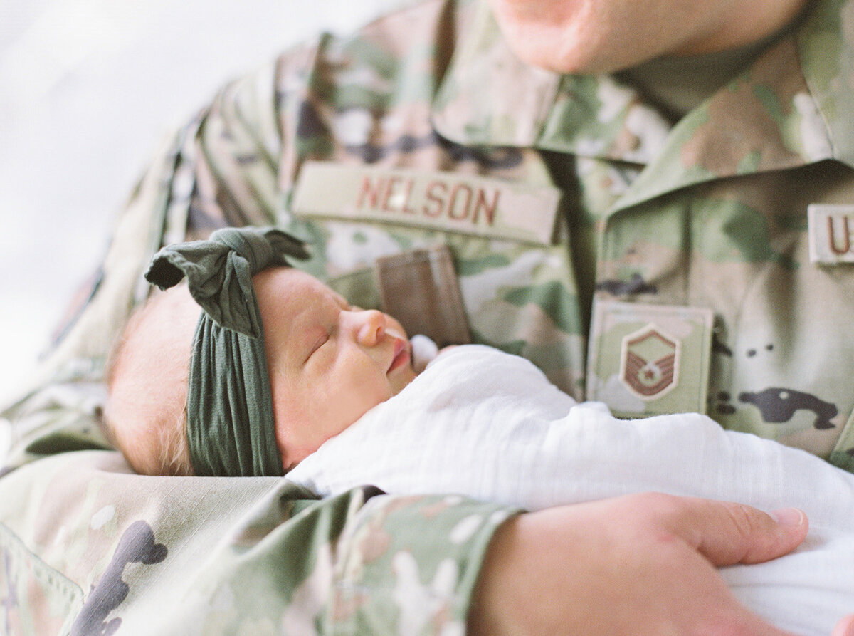 newborn photography military family