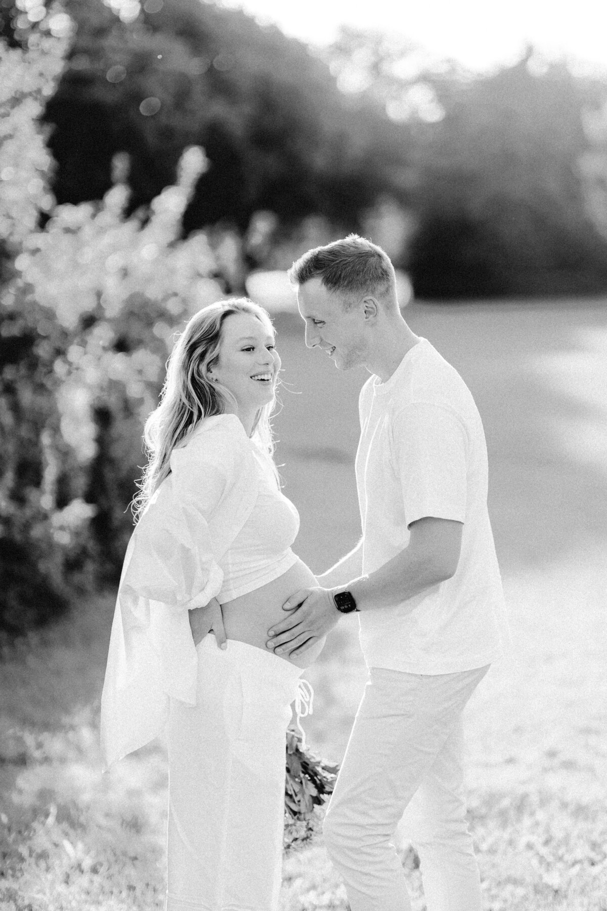 Lotje & Stef - Laura de Roeck Photography-92-zw Zwangerschapsshoot Pregnancy Shoot