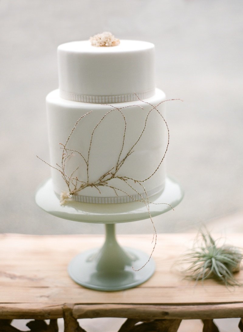 wedding cake on plate