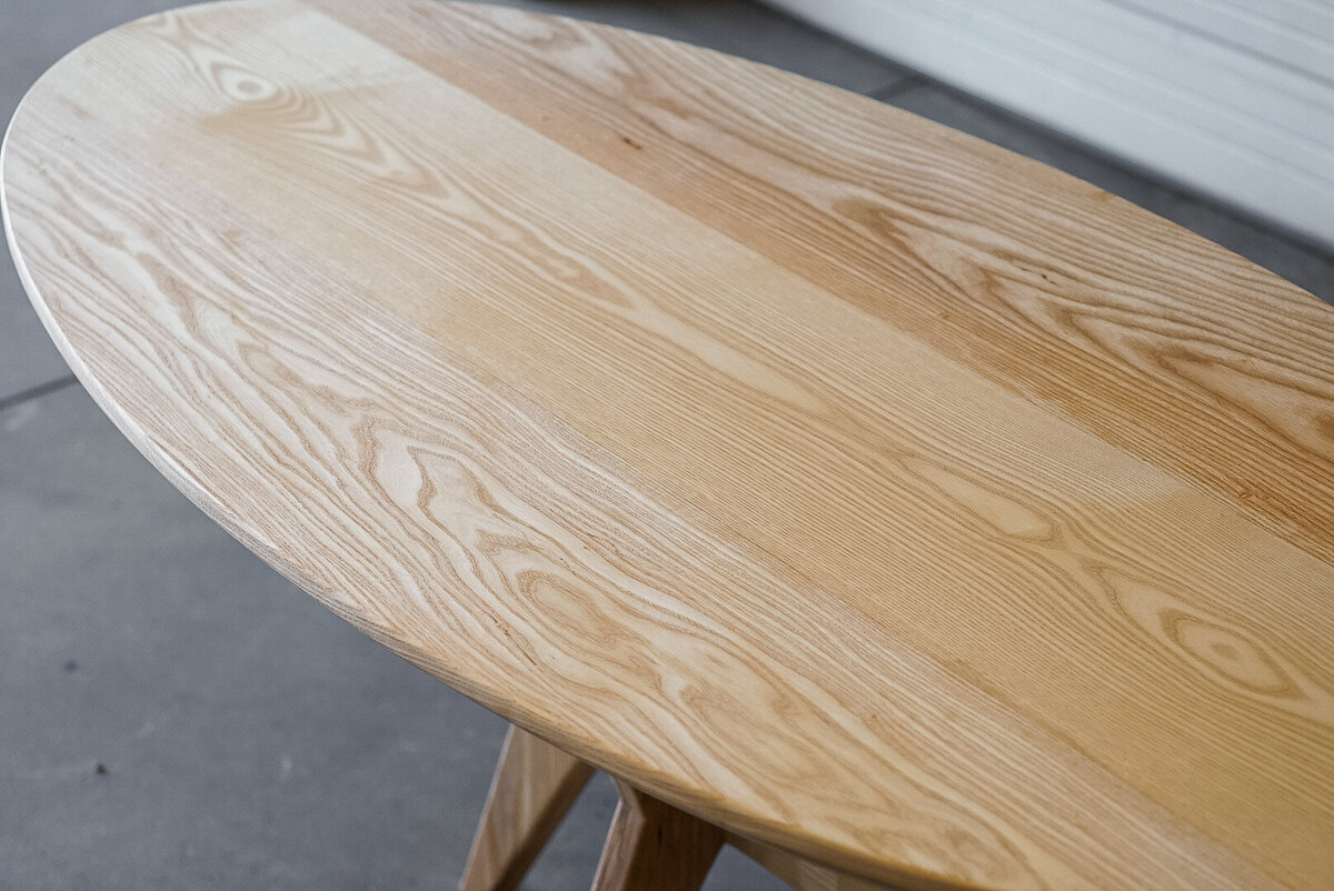 Custom Ash dining table top