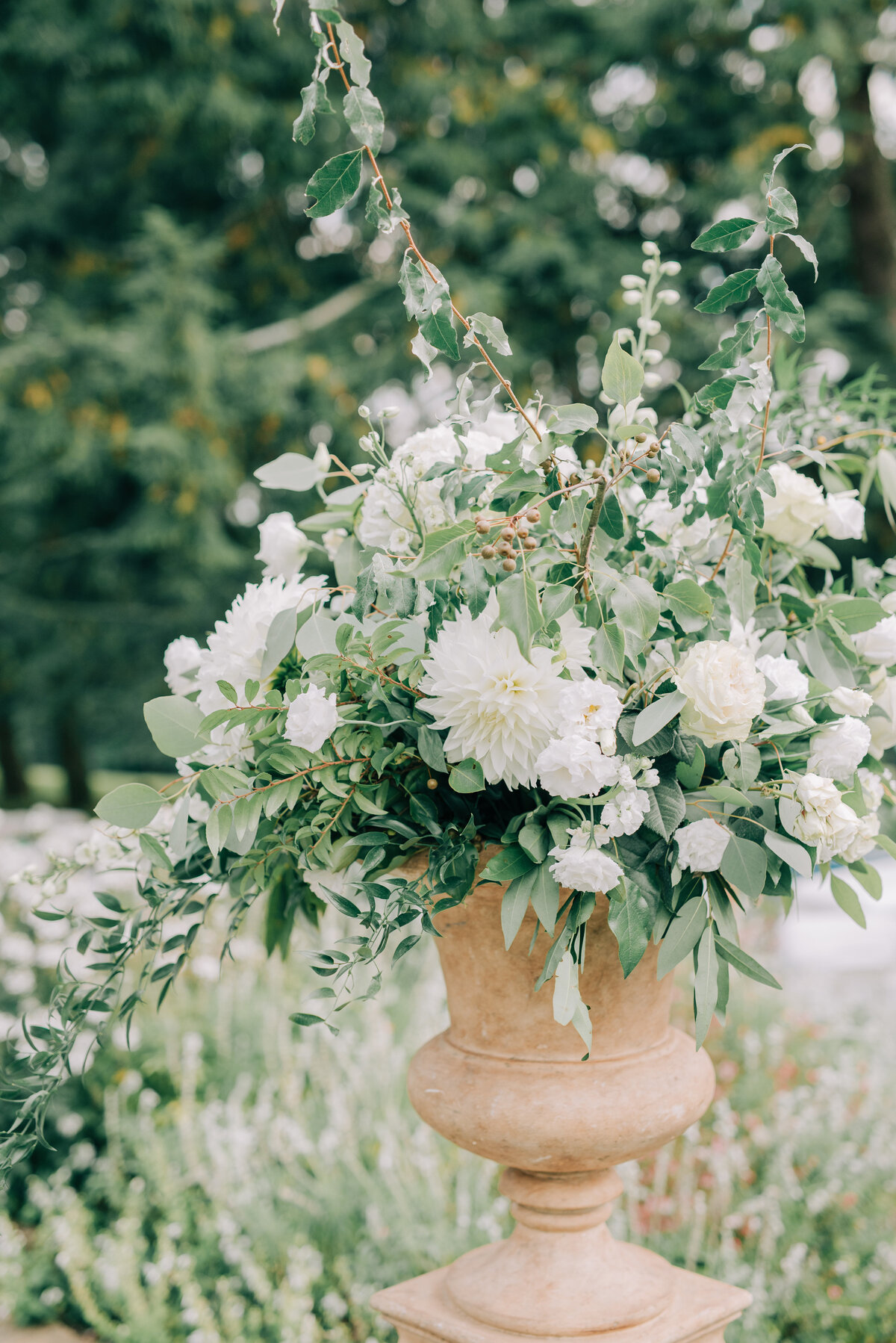 Wedding floral arrangement by farmers daughters flowers
