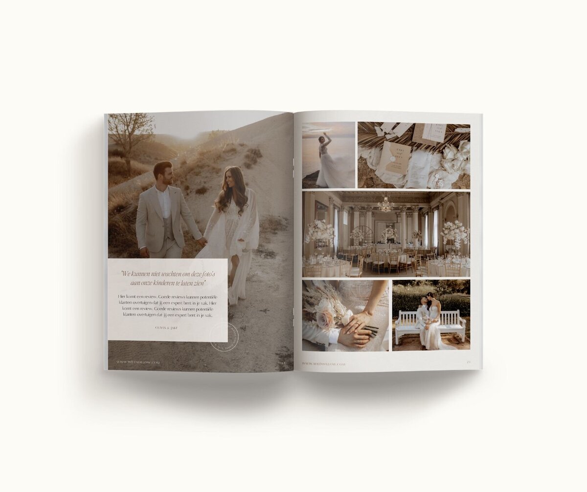 Canva brochure template Wild Willow 12