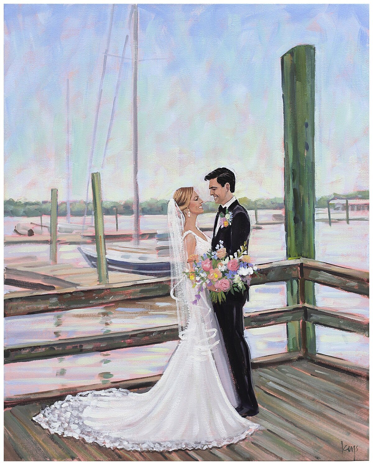 Wedding Painting from Photos, Ben Keys Fine Art_0189