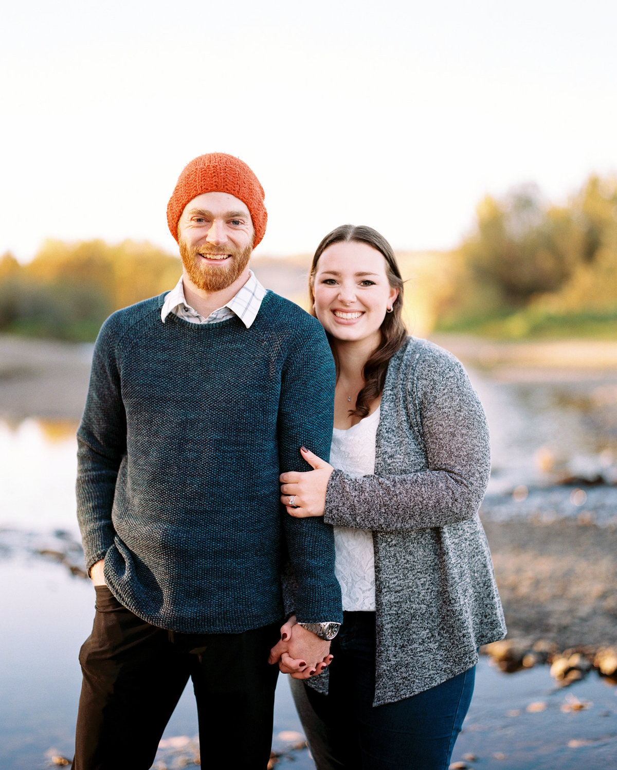 Cottonwood Island Park engagement session prince george