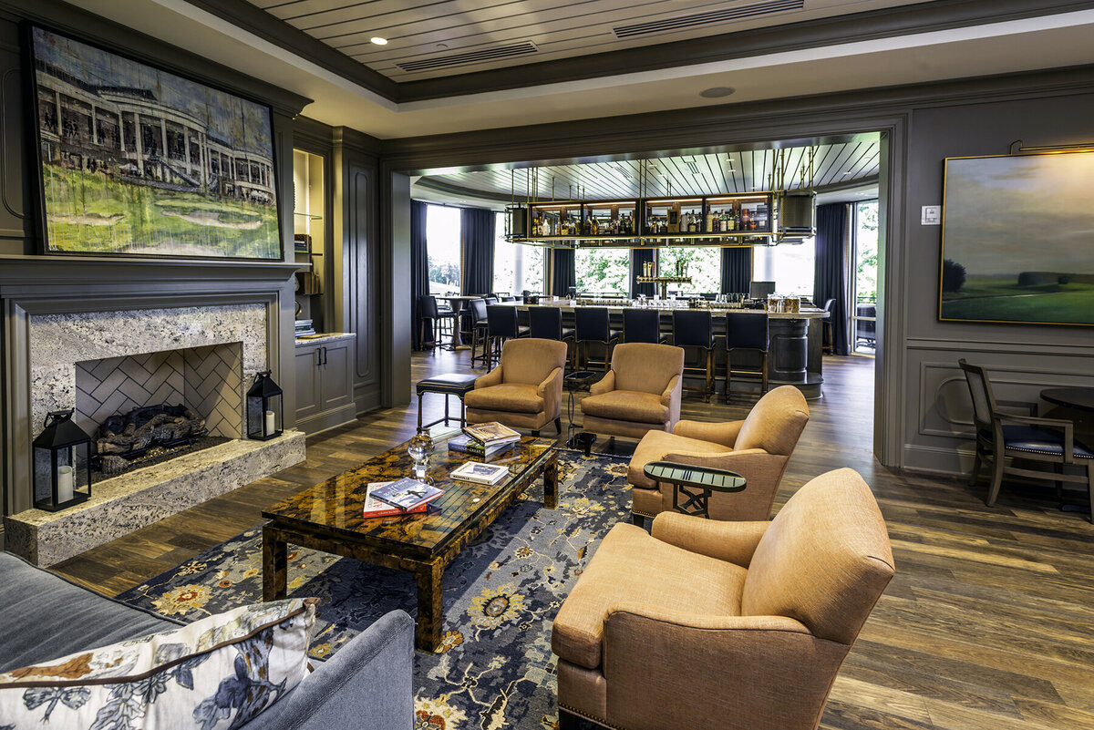 lounge seating at Richland Country Club