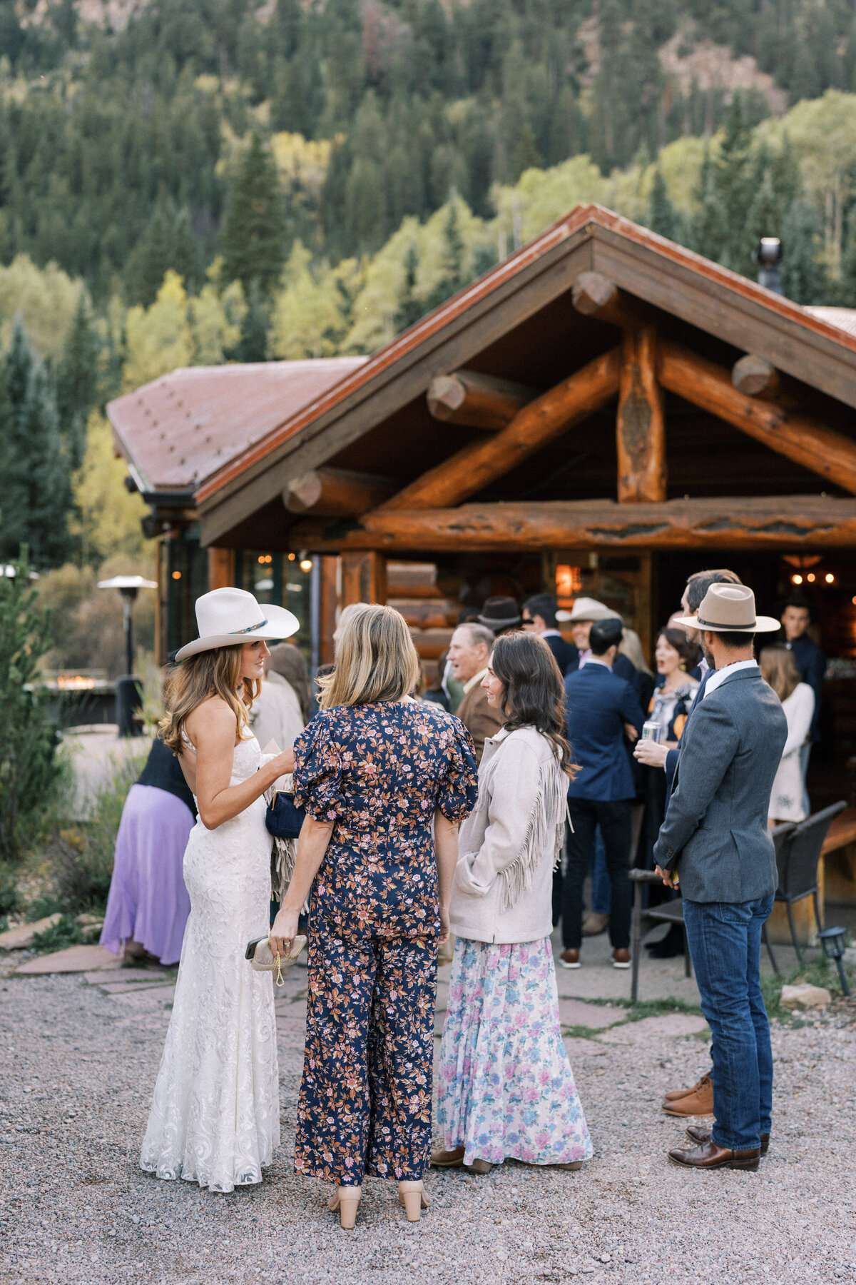 Welcome party vibes at Pinecreek Cookhouse Aspen