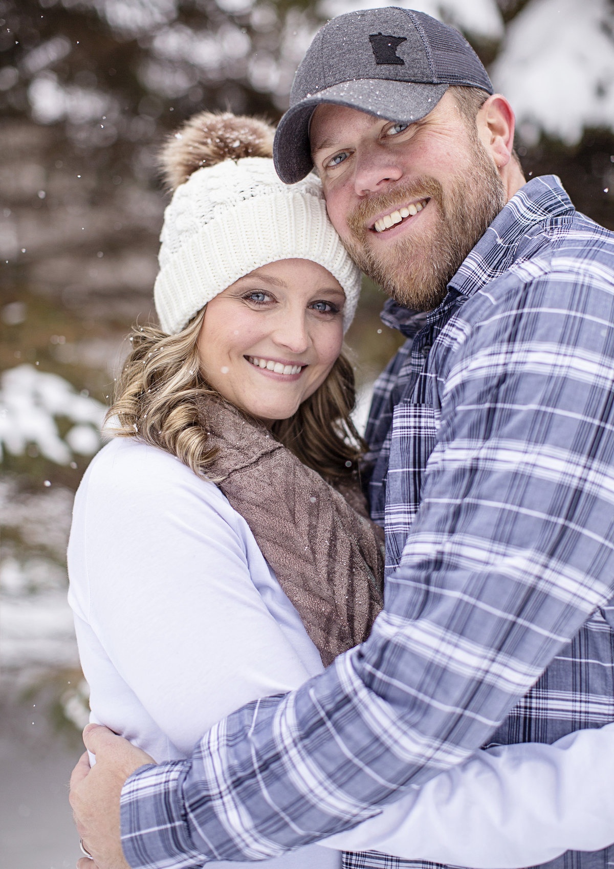 anniversary couples photo,  winter couples session