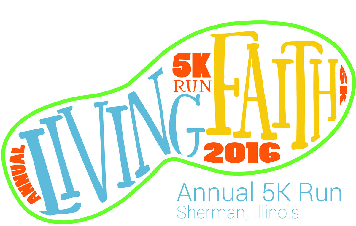 Living Faith 5k Logo