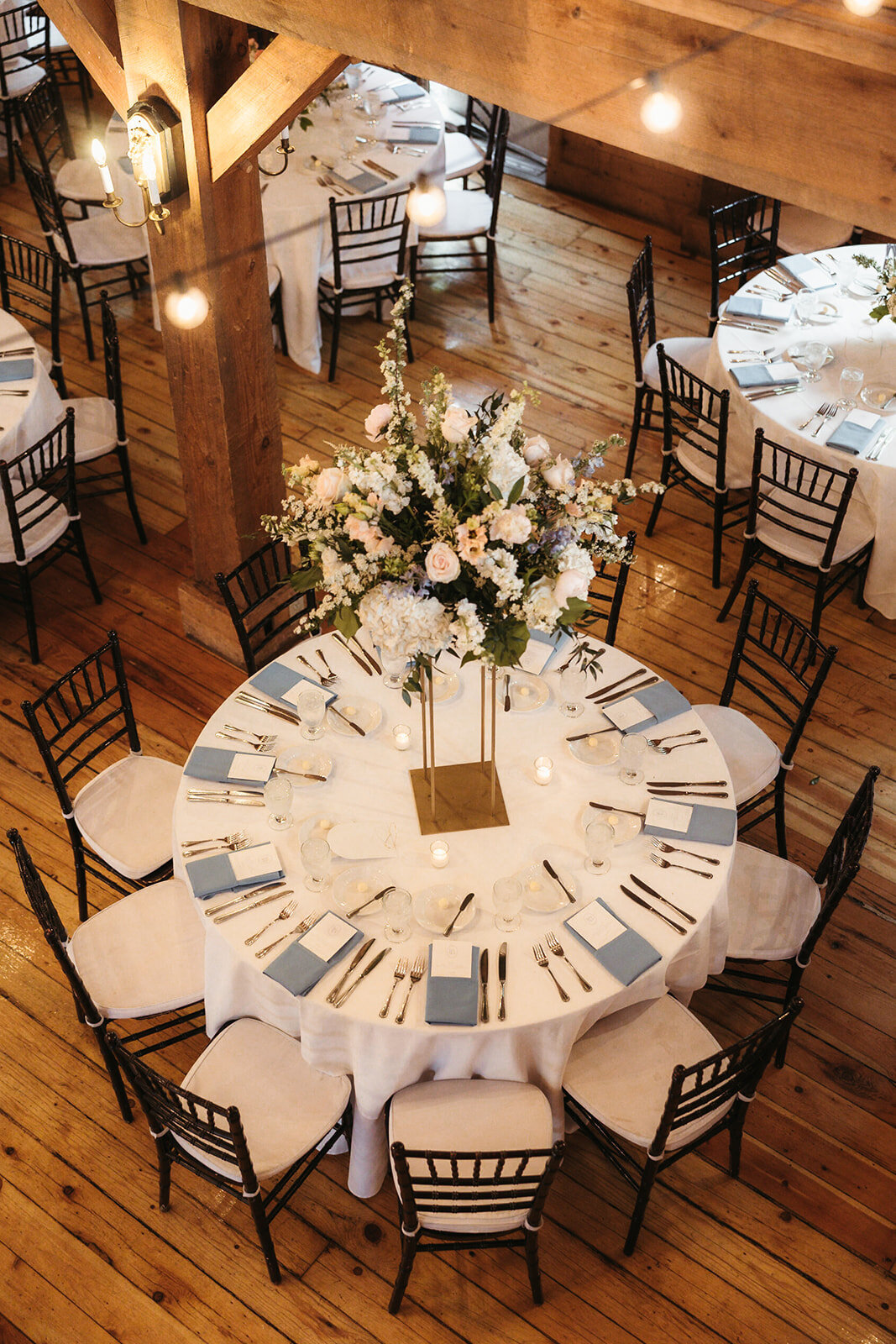 New England Wedding Table Setting