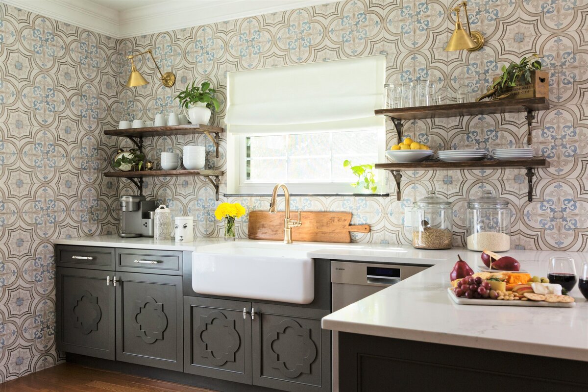 Traditional Design Ash Grey Kitchen Cabinets