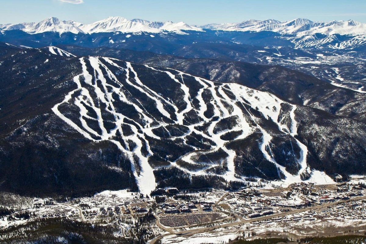 Keystone Ski Resort Aerial Photo