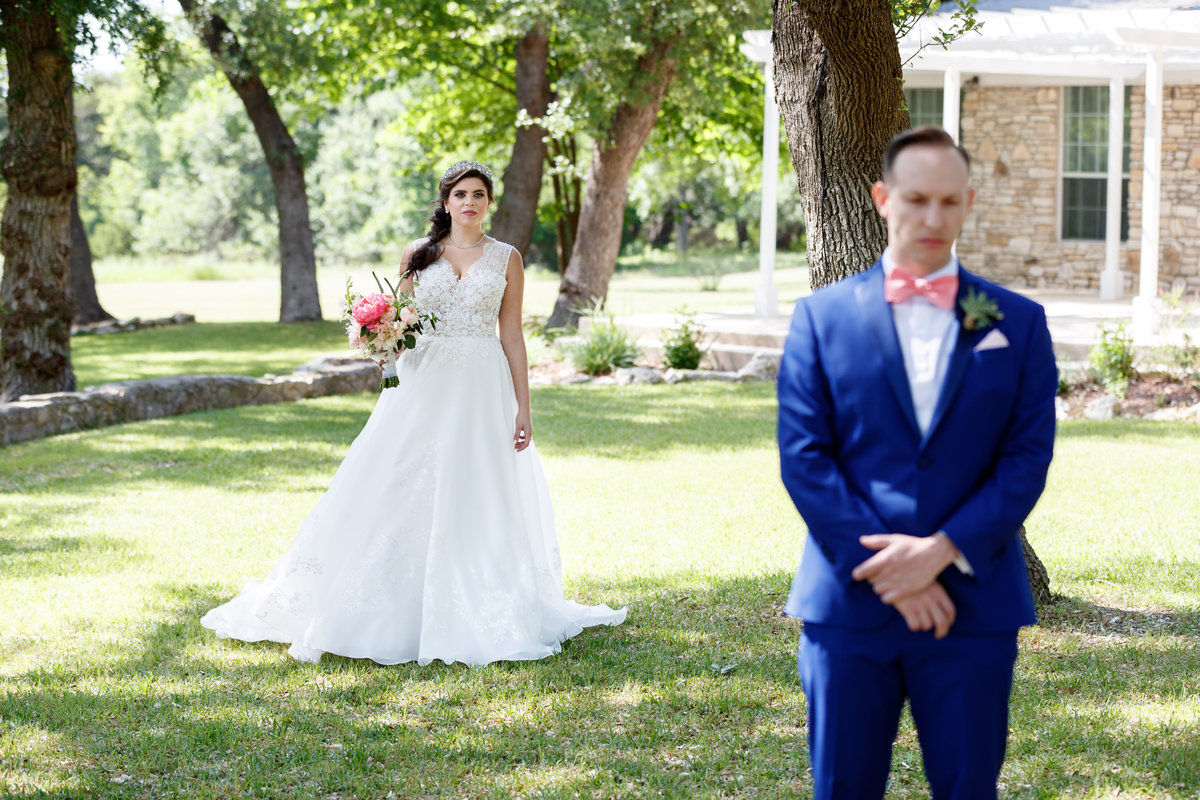 Austin wedding photographer addison grove wedding photographer bride groom first look