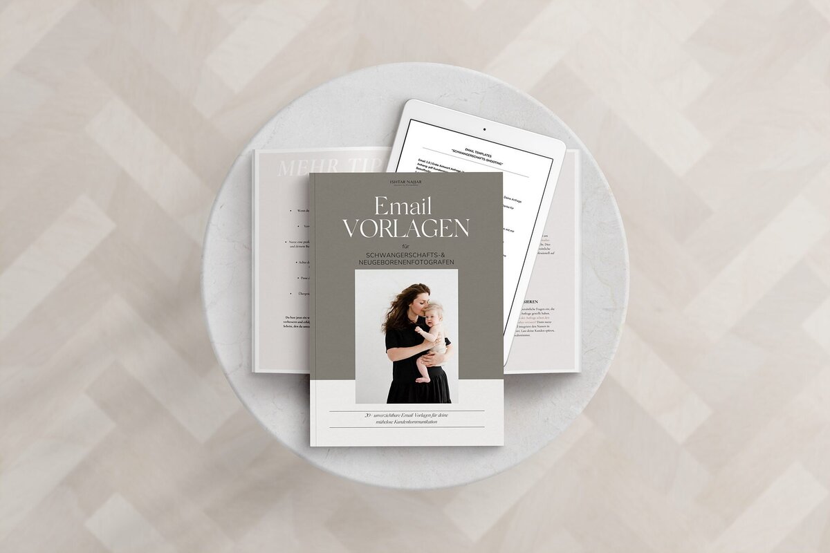 Emailvorlagen Schwangerschaftsfotografie