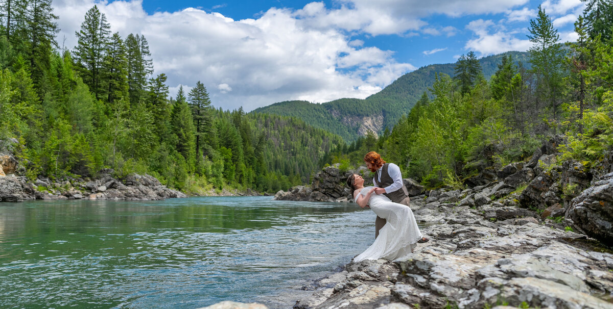 Glacier National Park Wedding summer  (6)
