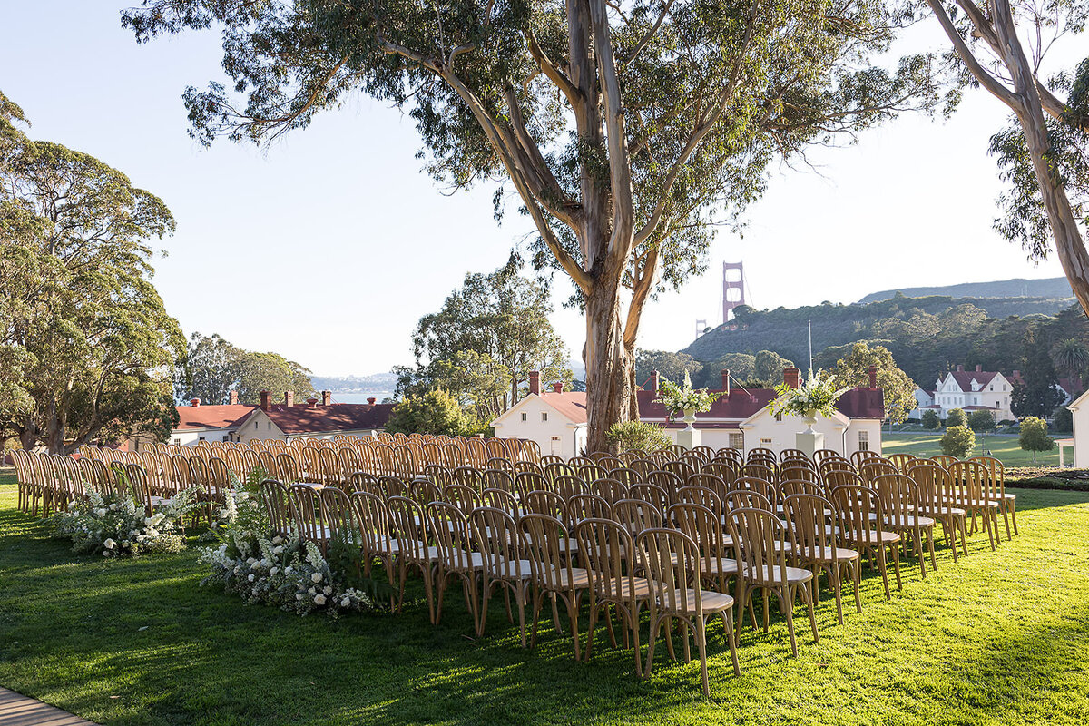 cavallo point wedding ceremony design