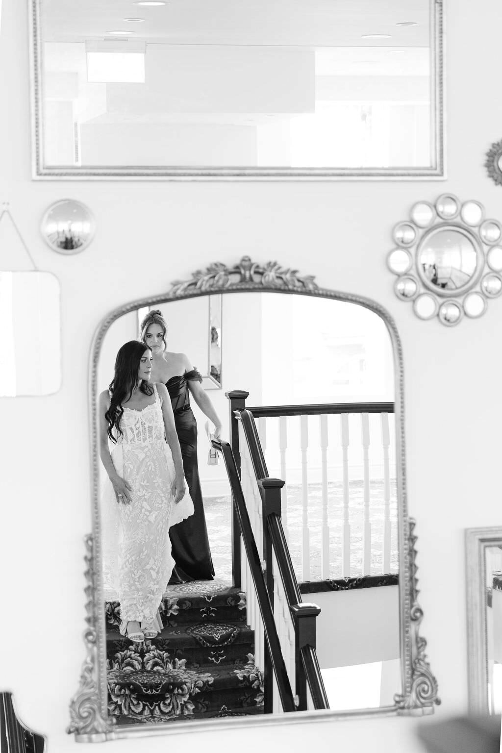 Bride's getting ready portrait | Maison Principale Montreal Luxury Wedding | Montreal wedding photographer