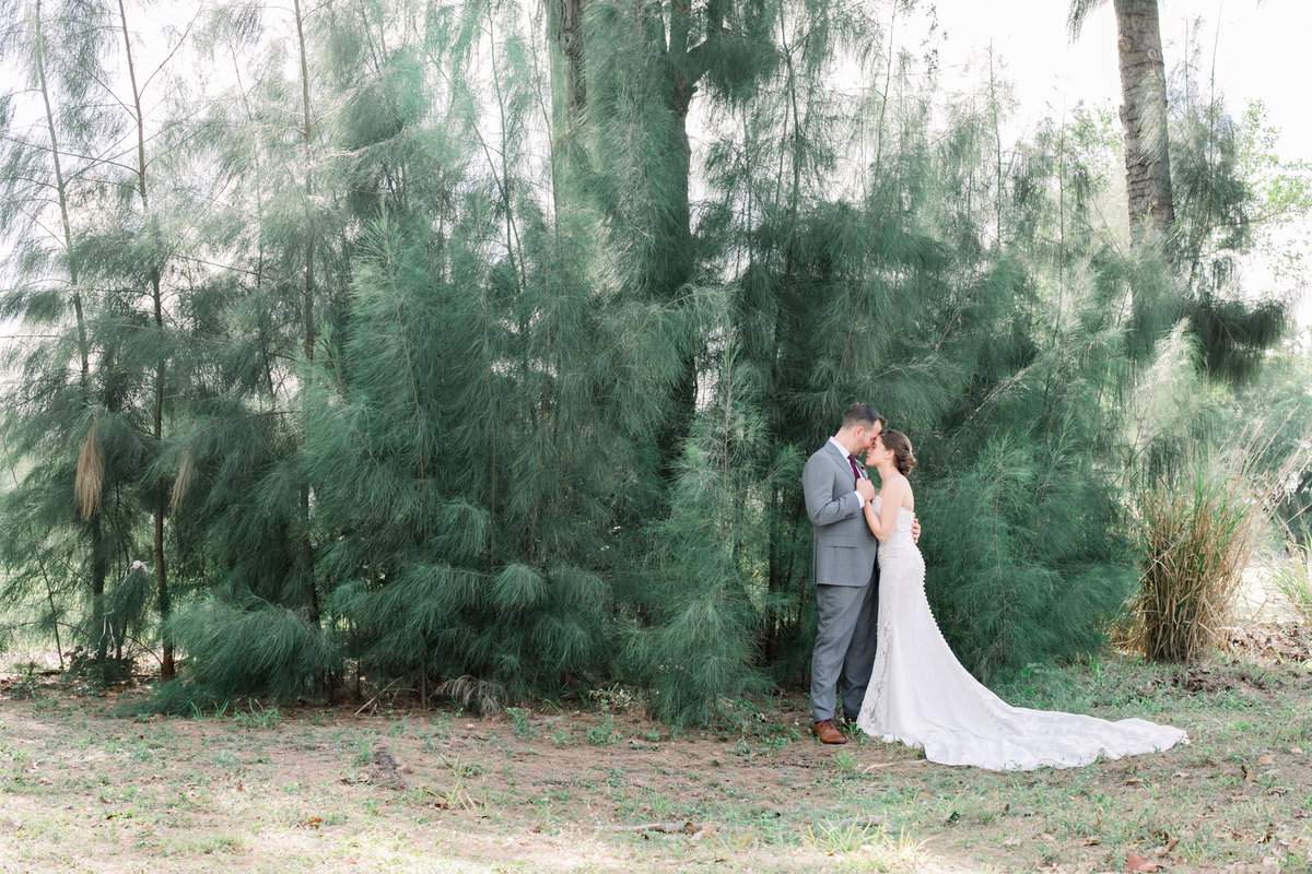 First Look Outdoor Wedding Photography - Florida