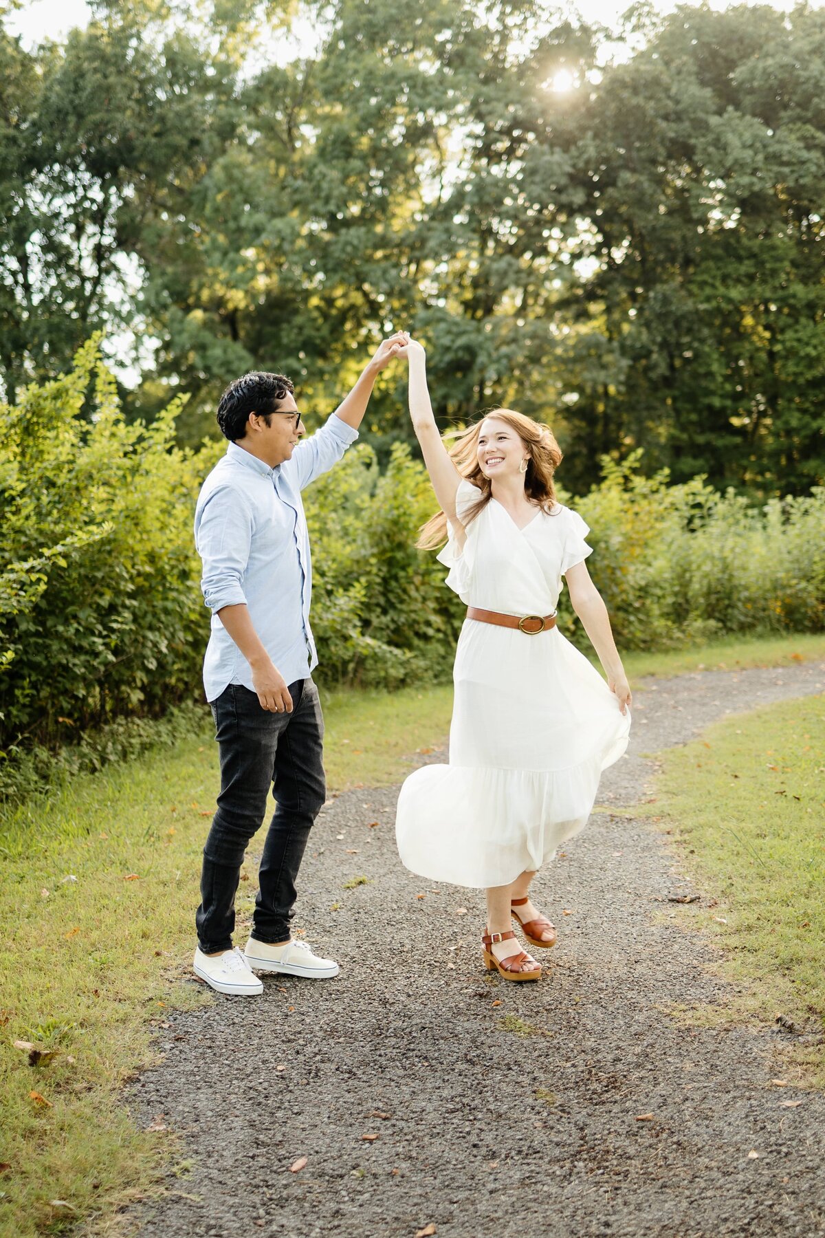 Outdoor Engagement Session in Rural Tennessee