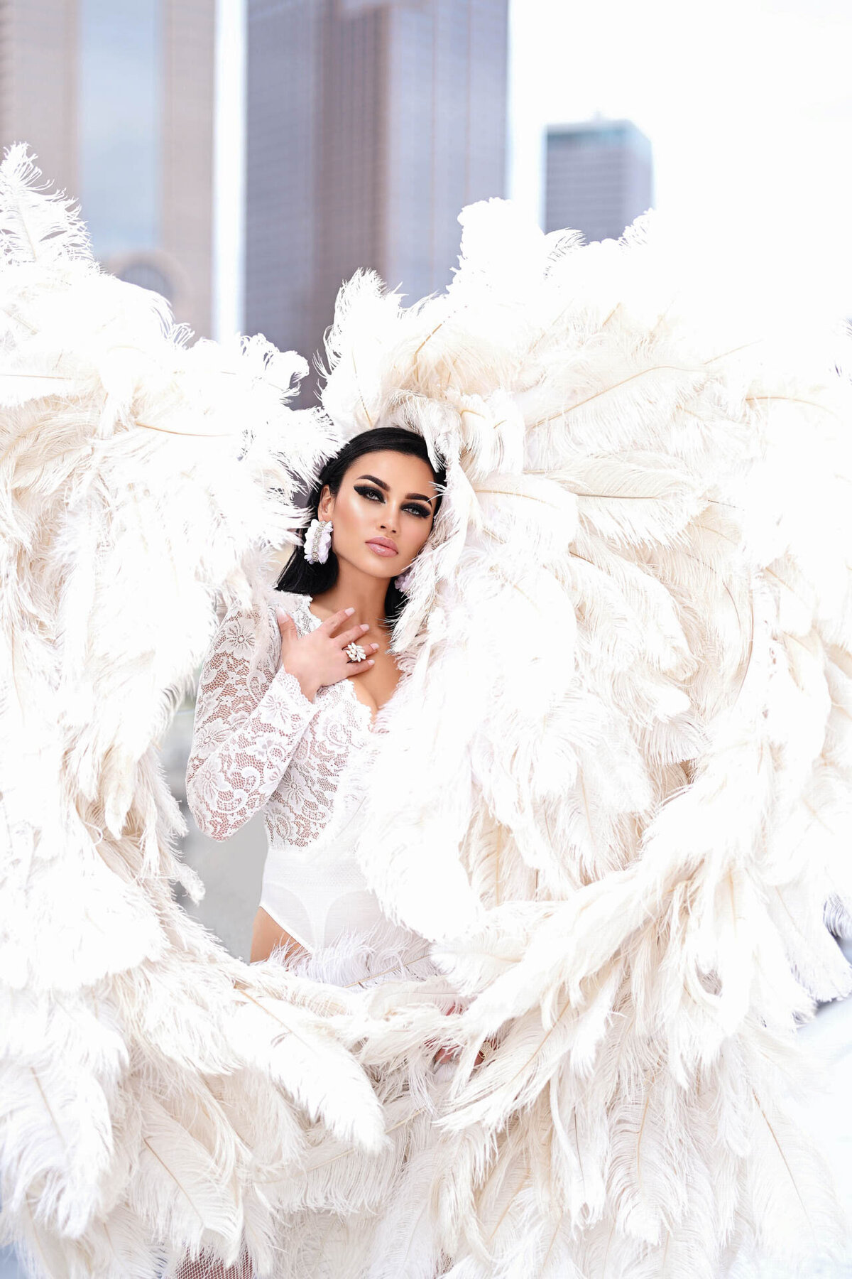 incredible-boudoir-photo-of-woman-wearing-all-white-angel-wings-in-dallas