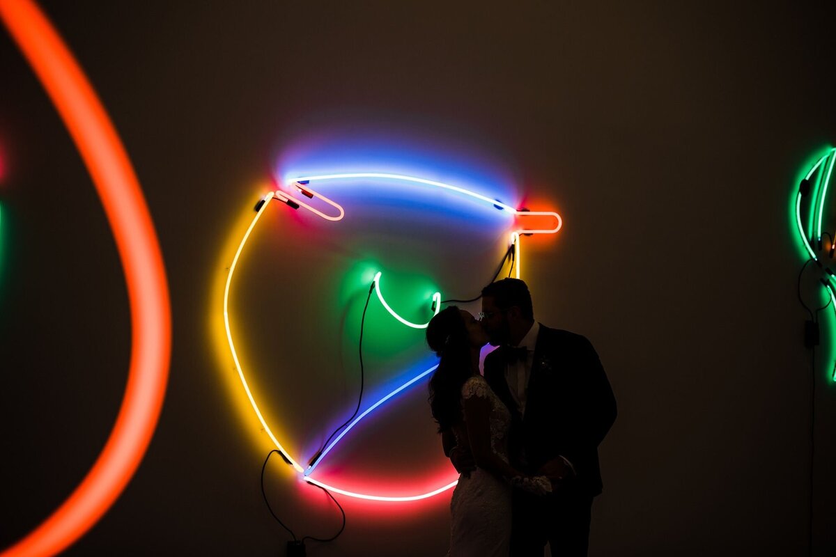 Parrish Art Musuem Wedding Neon Signs