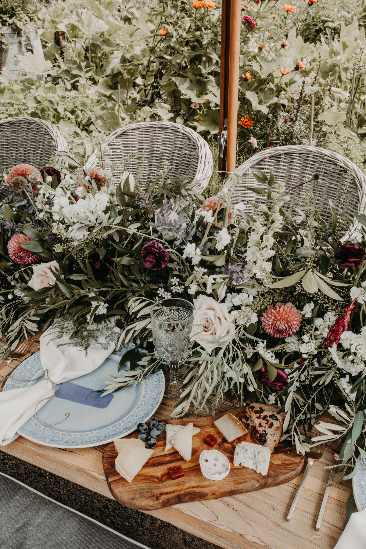 long table centerpiece