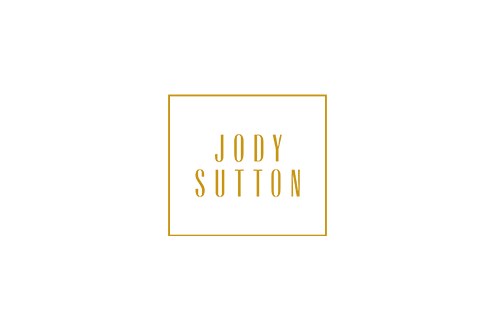 Jody Sutton Square Modern Logo in Yellow Gold