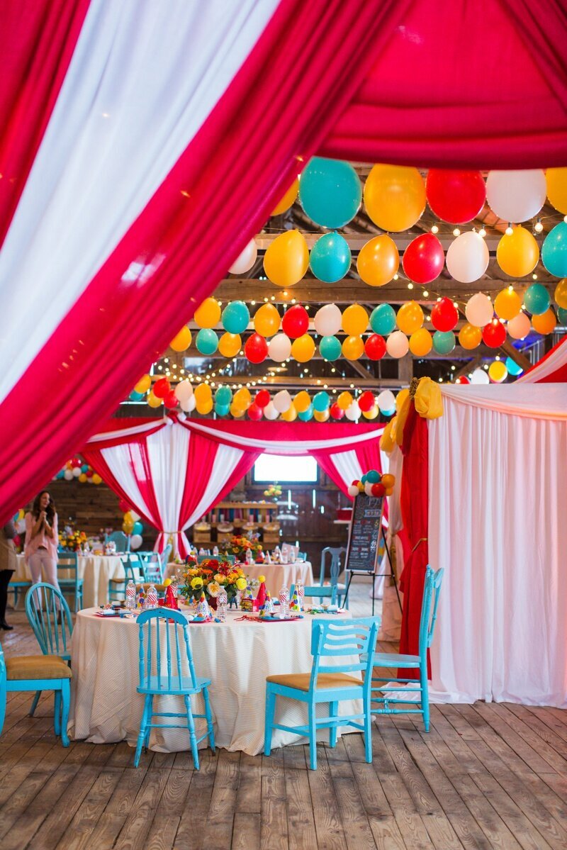 Circus Themed 1st Birthday Indianapolis Party Planner_0091