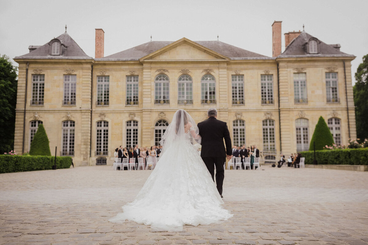 Destination Wedding in Paris at Musee Rodin by Alejandra Poupel Events -0