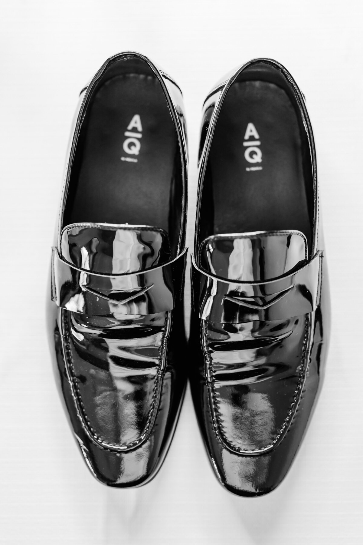Black groom shoes
