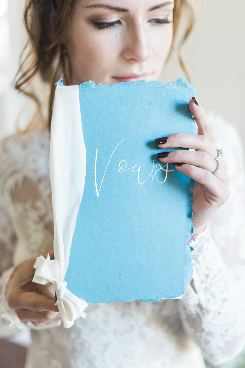 wedding vow book vow holder