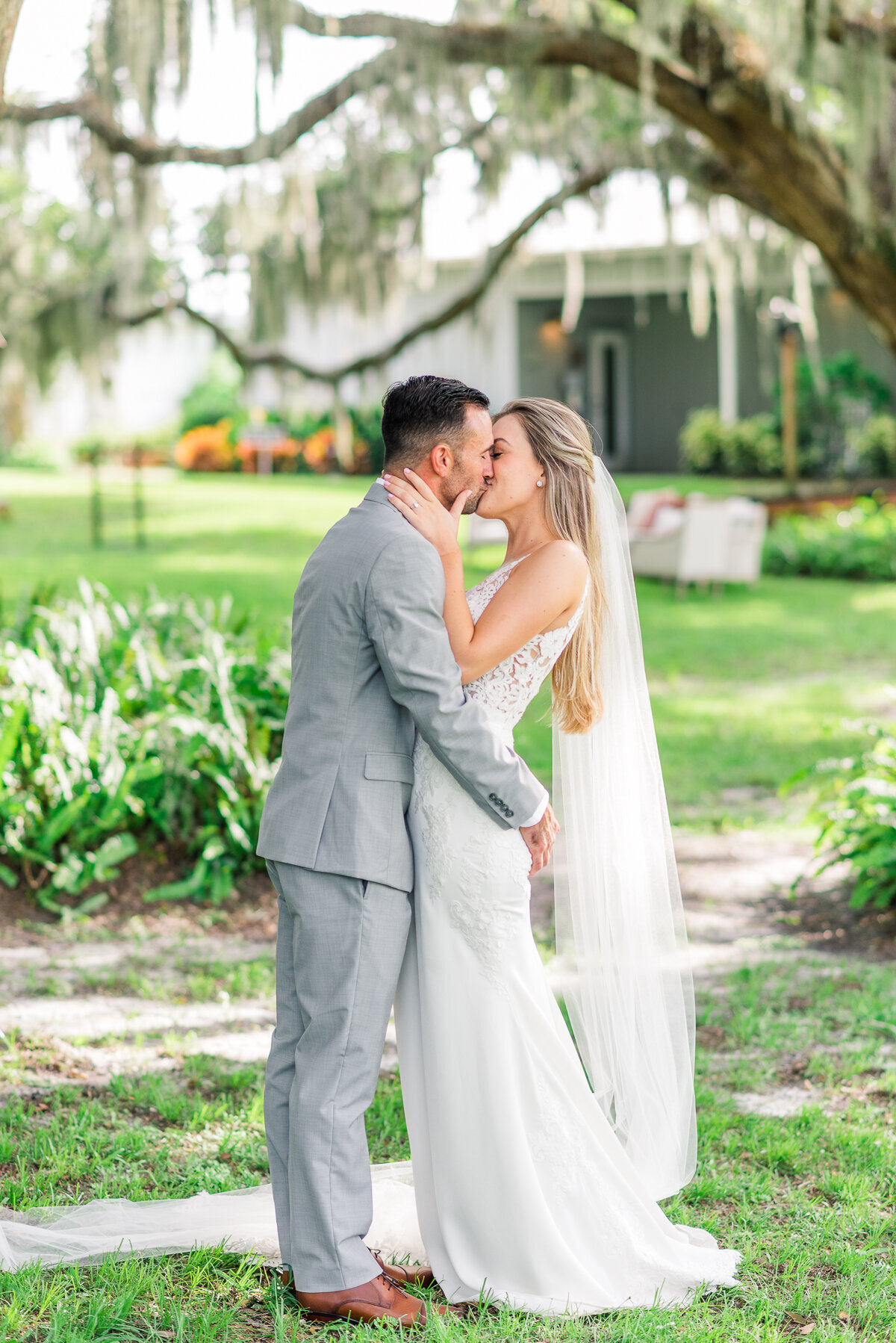 Cierra & Michael Up the Creek Farms Wedding Couple | Lisa Marshall Photography