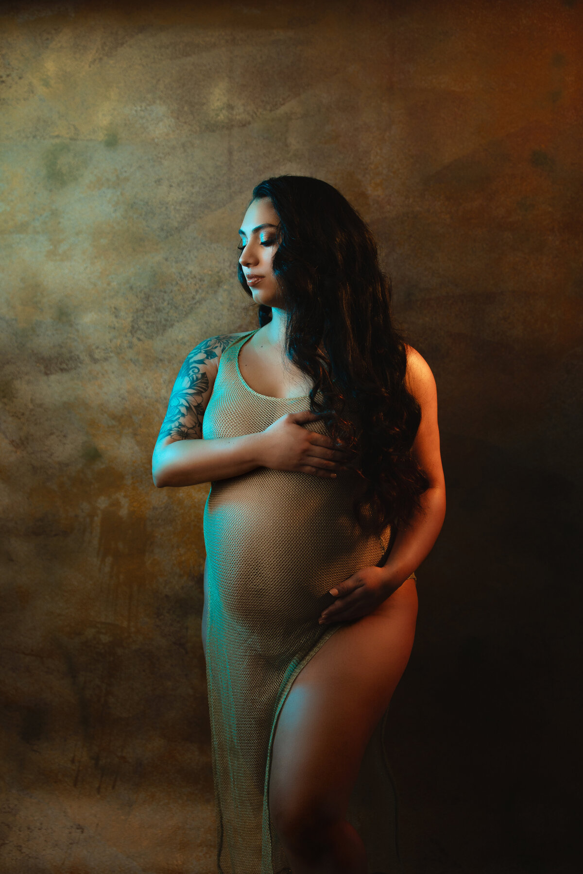 Studio maternity photos in Central Texas