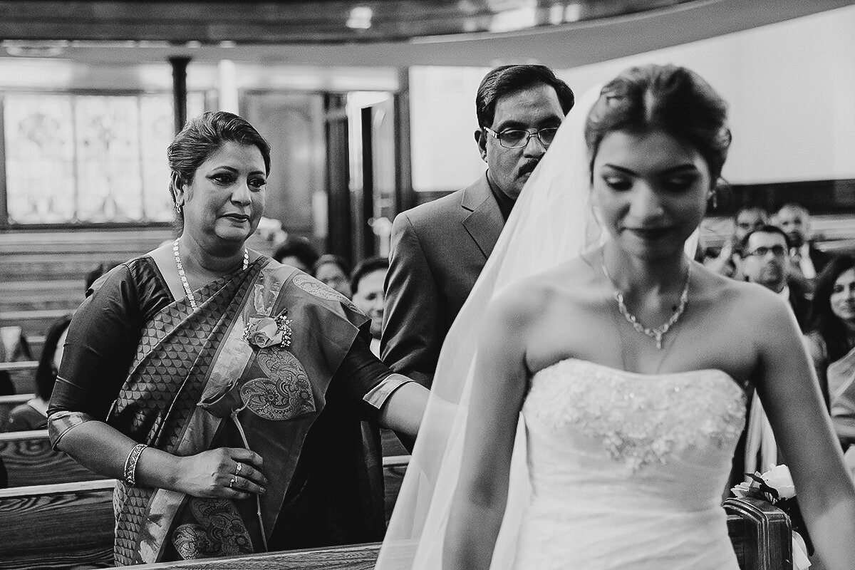 Emotional moments in church ceremony wedding photography 2