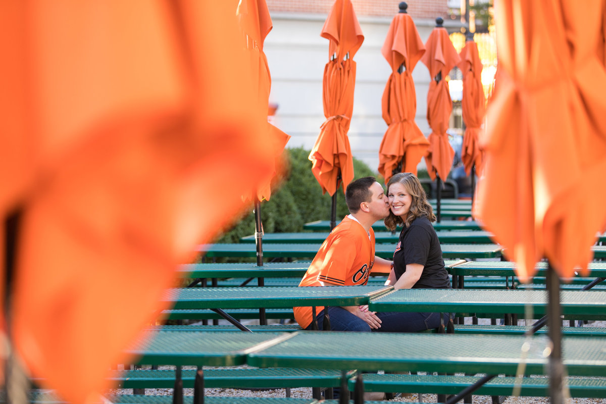 Camden Yards Baltimore Orioles engagement session