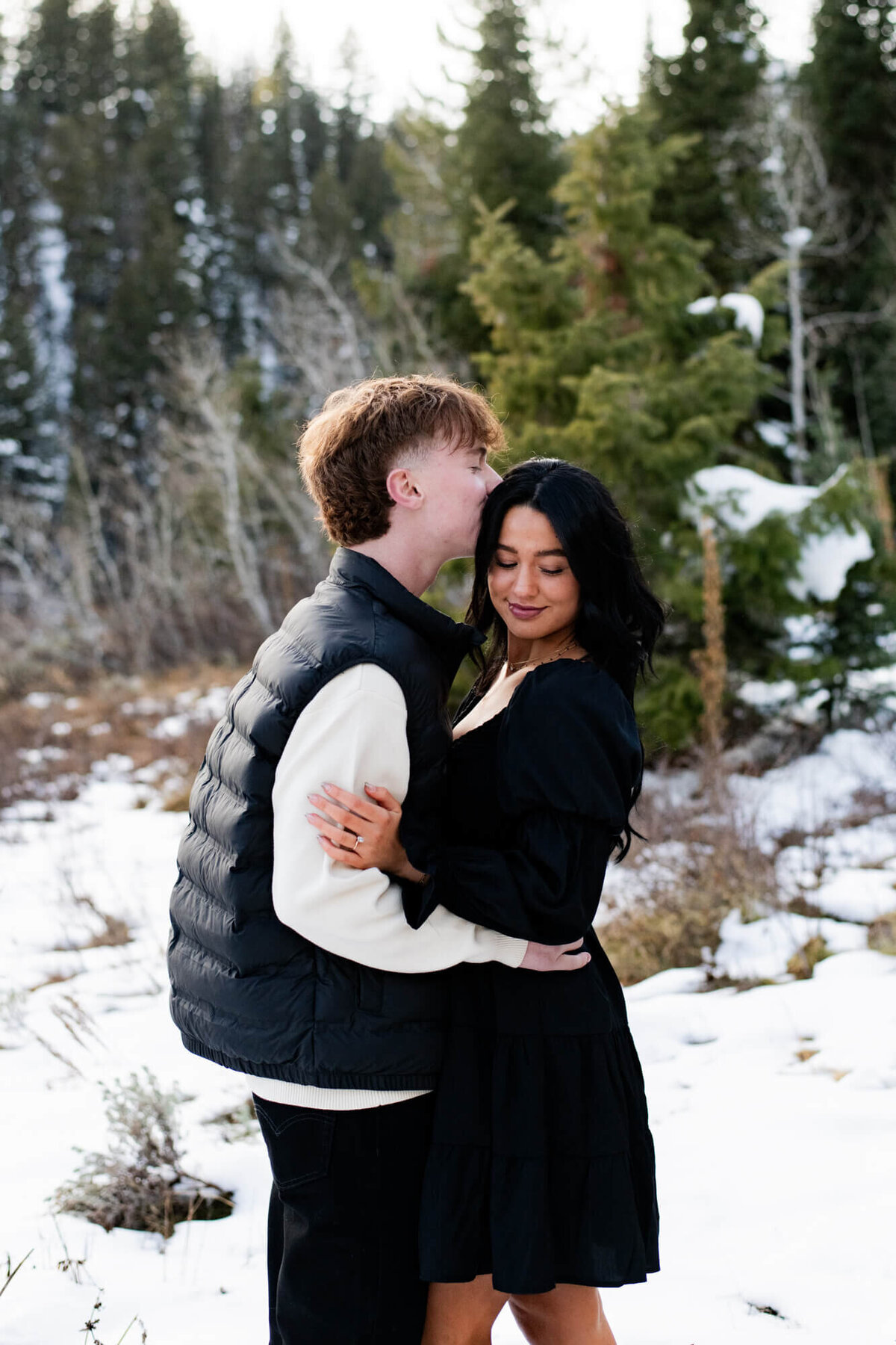 snowy-mountain-engagement-session